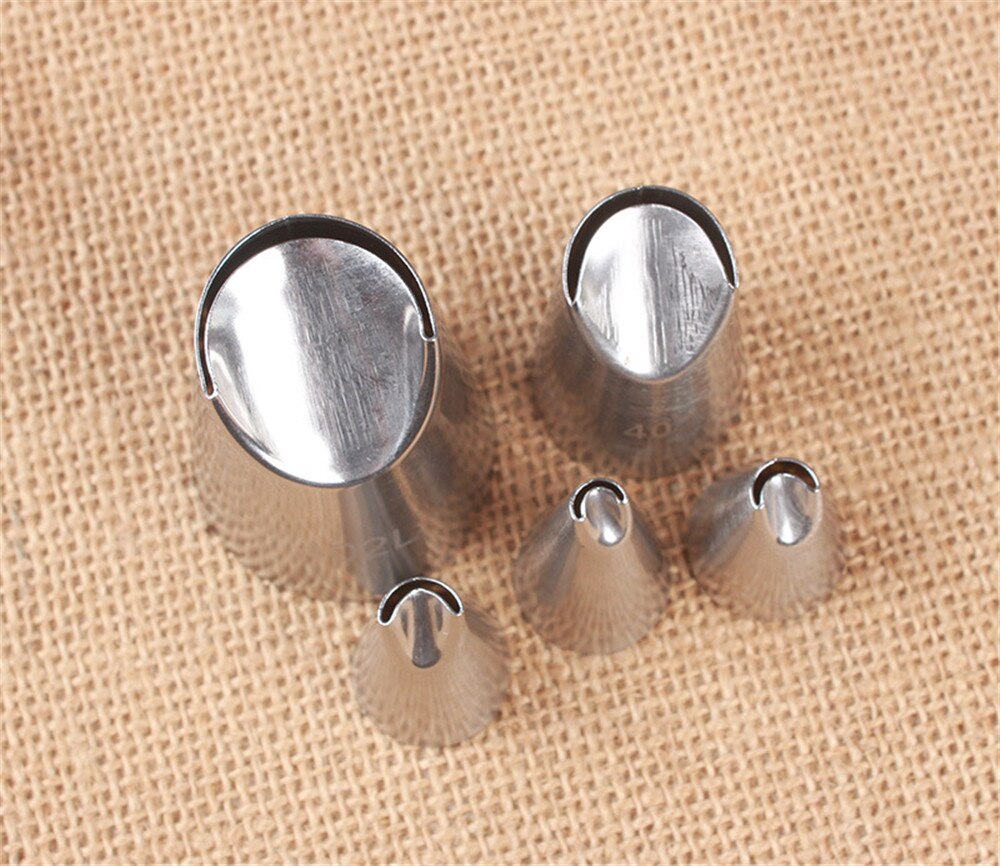 5 Stk/set Chrysant Nozzle Icing Piping Pastry Nozzles Tip Keuken Gadget Bakken Accessoires Maken Cake Decoratie Tool