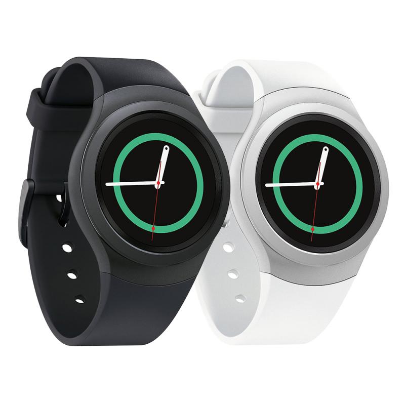Para Samsung Gear S2 R720, reloj de pulsera de silicona, correa de repuesto para reloj, pulsera deportiva cromada, pulsera colorida de
