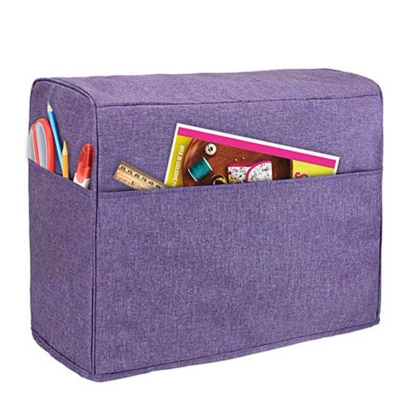 Housse anti-poussière pour Machine à coudre | Avec poches pratiques pour accessoires supplémentaires, protection étanche universelle pour Singer & Brother Mac