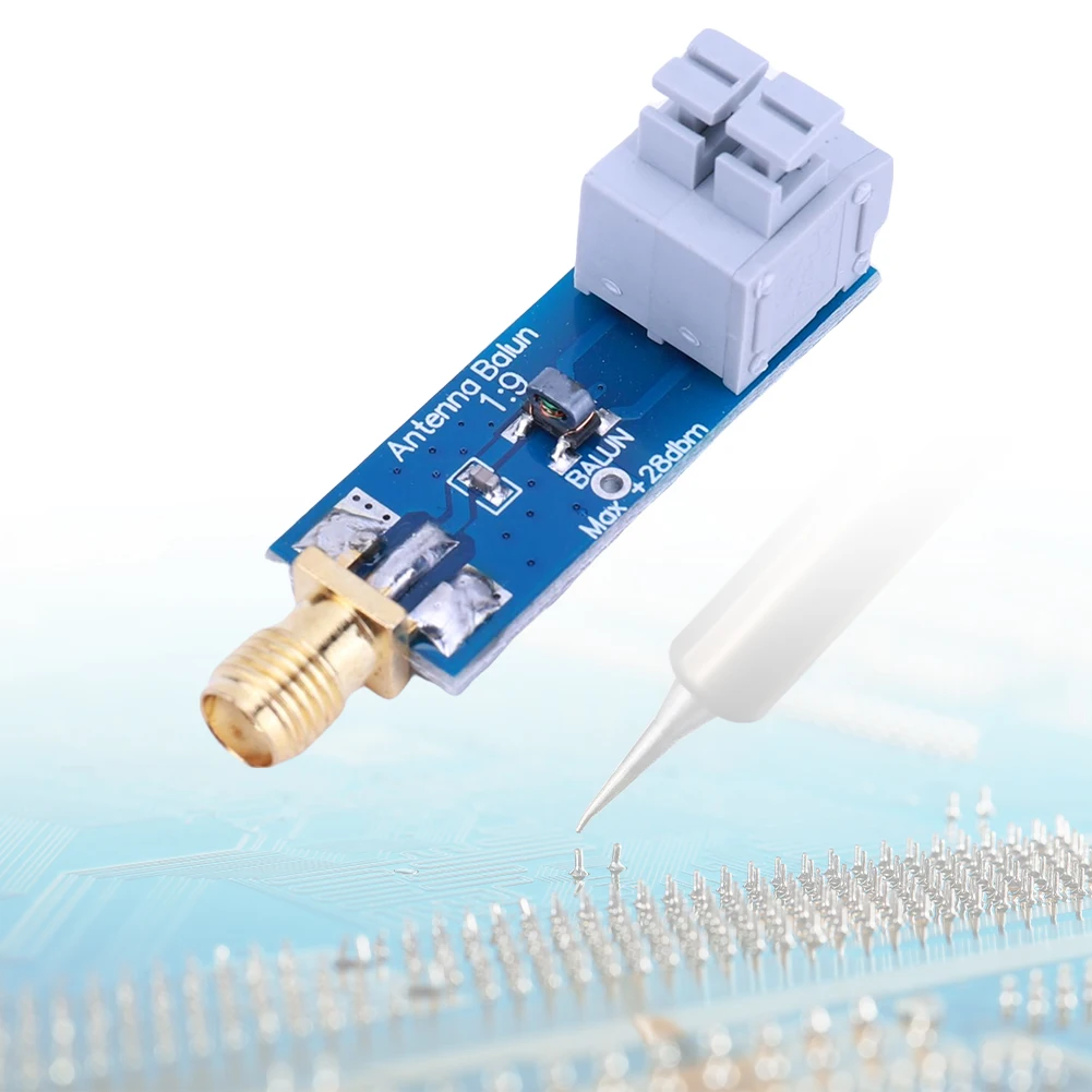 Antenne 1/9 HF Balun RTL-SDR 160M-6M Antenne HF Balun One Nine Antenne HF à fil long avec protection d'entrée d'antenne pour Ham It Up