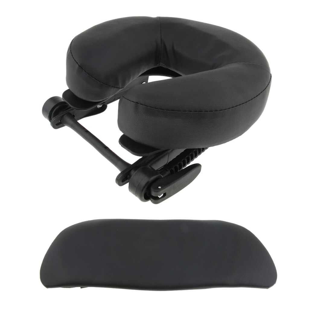 Massage Tafel Kussen Kussens Spa Salon Arm Ondersteuning Kussens Massage Gezicht Ontspannen Pad Universele Hoofdsteun Kussen Gezicht Down Kussen: Black