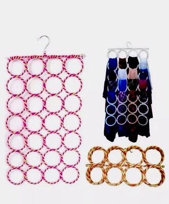 Porte-foulard multi-écharpes, présentoir pour cravates, ceinture, organisateur circulaire, support de rangement, écharpe, cadre pour anneaux