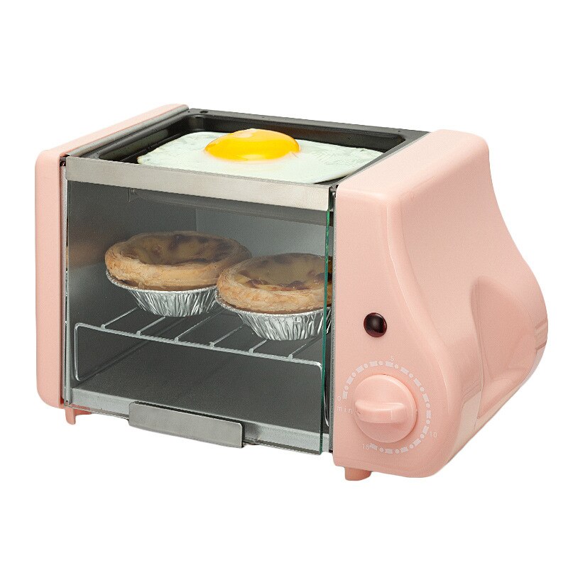 Multifunction mini electric Baking Bakery roast Oven grill fried eggs Omelette frying pan breakfast machine bread maker Toaster