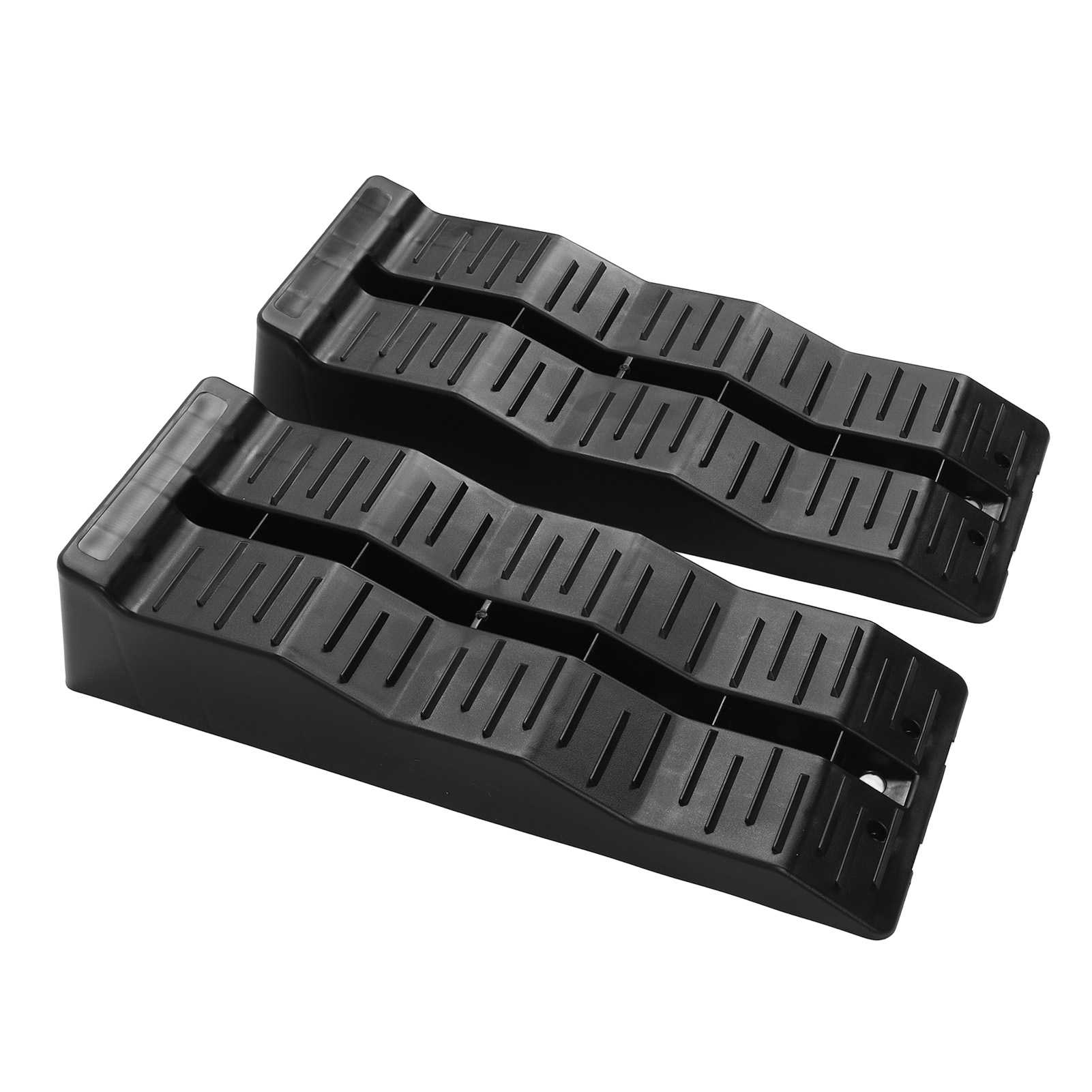 RV Leveler RV Leveling Ramps 11000LBS Load Capacity RV Leveler Wheel Chock for Travel Trailer Campers Truck RV Leveling Blocks: Default Title