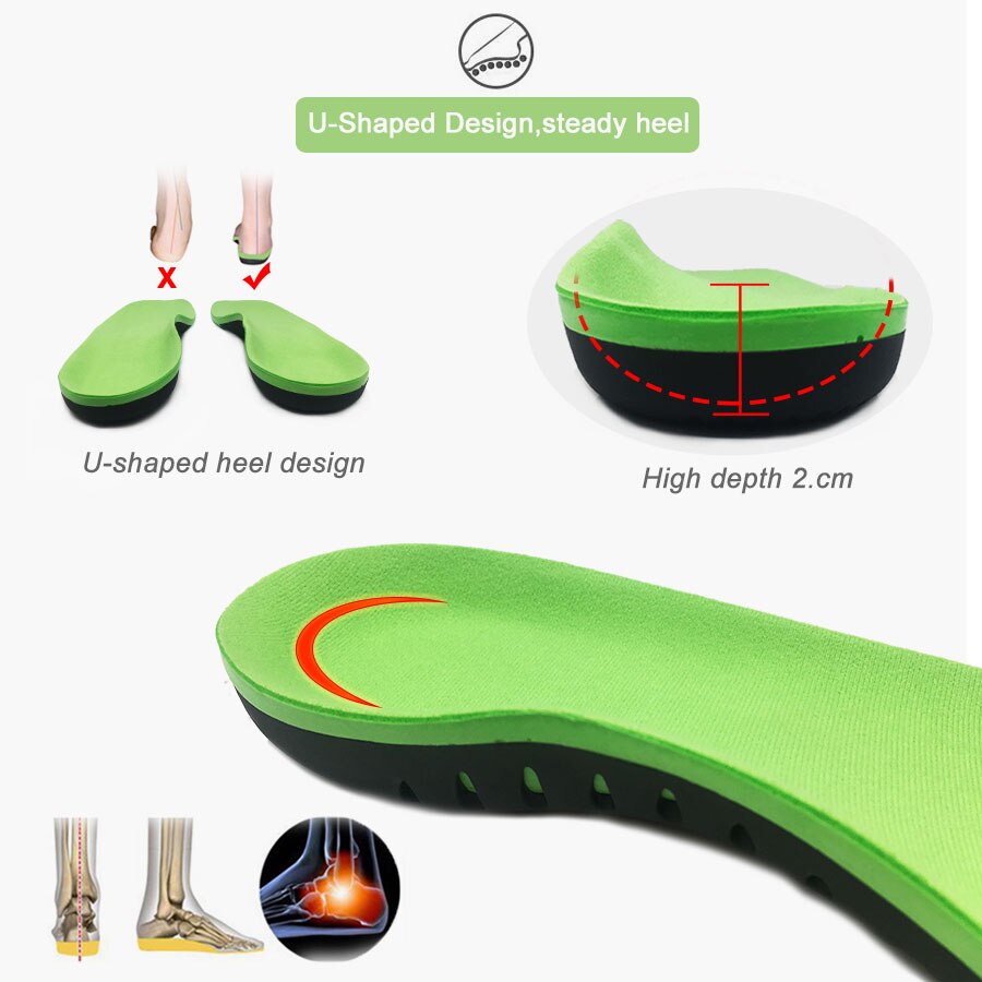 Beste Orthopädische Schuh Sole Einlegesohlen Für Schuhe Arch Fuß Erwachsenen Kind Orthesen Einlegesohle X/O Typ Bein corrigibil Flache fuß Arch Support