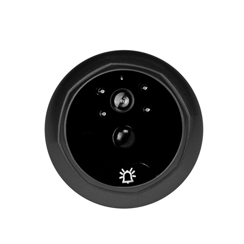 4.3 tommer hd digital dørkighulskamera smart foto video doorviewer pir bevægelsesdetektor vidvinkel genopladelig musik dørklokke