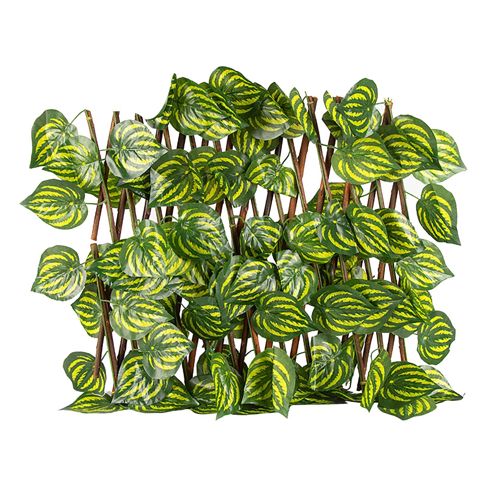 Expanding Fence Retractable FenceBack yard Home Decor Greenery Walls Artificial Garden Plant Fence UV Protected Yard Decor: C