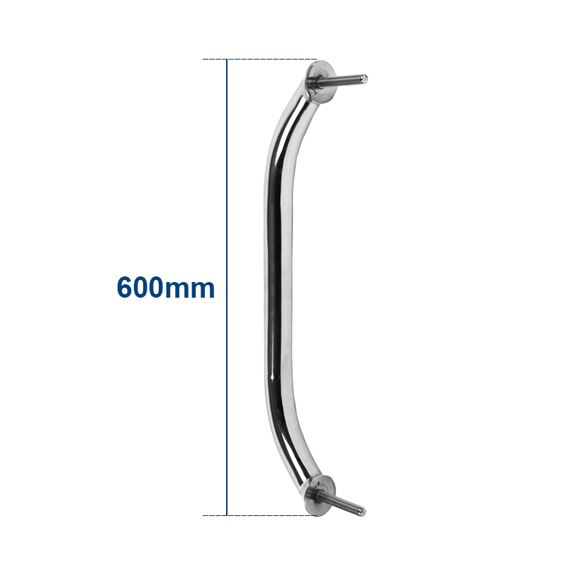Båd 600mm greb håndtag poleret rustfrit stål gelænder til marine yachts