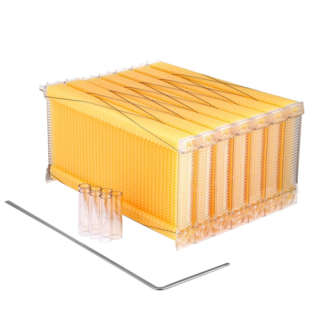 Automatische Honing Collection Nest Frame Bijenteelt Bijenkorf Food-Grade Plastic Honingraat Blok Bijenkorf Doos Imker Gereedschap