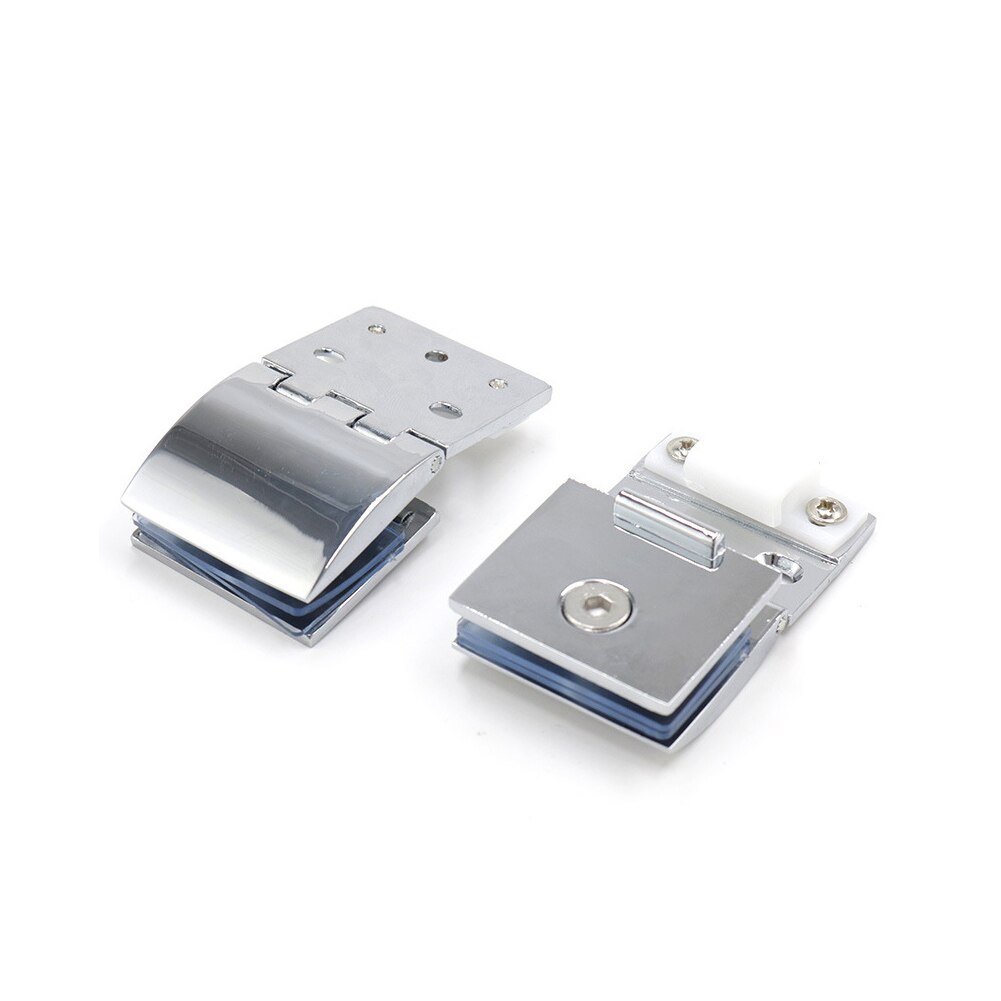 2Pcs Kast Showcase Hardware Home 180 Graden Met Schroeven Kast Zware Venster Glasklem Zinklegering Vervangende Onderdelen
