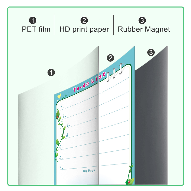 Magnetische Dagelijkse Planner Maandelijkse Organizer Whiteboard Uitwisbare Boards Magneten Te Doen Lijst Tijdschema Voor Keuken Koelkast 42X30 Cm