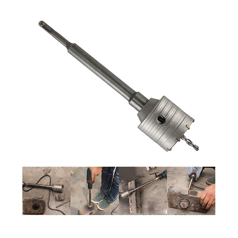 65Mm 50Mm 30Mm Sds Plus Shank Gatenzaag Beton Cement Stenen Muur Boor Kit, schacht Boor Cutter Voor Baksteen Concret