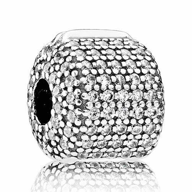 Verdadeiro espumante brilhando caminho daisy meadow pave &amp; livre coração clipe charme 925 contas de prata esterlina ajuste pulseira moda jóias: 8