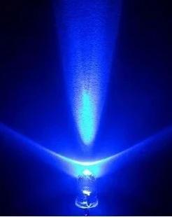 5MM, hair blue, blue light-emitting diodes, ultra-bright, LED