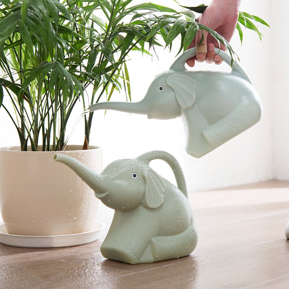 Lang munnstykke terrasse vanning verktøy med håndtak utendørs hage plen vanning kan søt pp tegneserie elefant plante blomst vanning