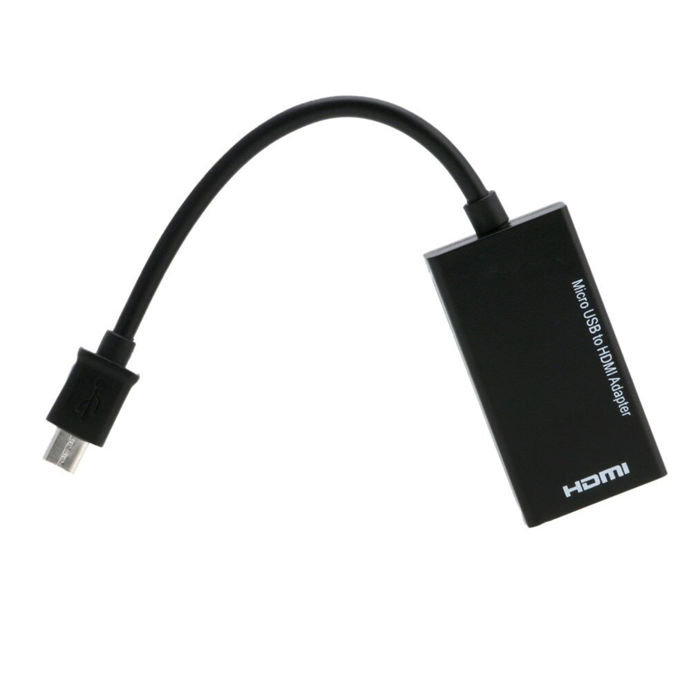 MHL Micro USB naar HDMI EEN A/V-TV Adapter Korte Kabel voor LG HTC Sony SamSung HDTV: Default Title