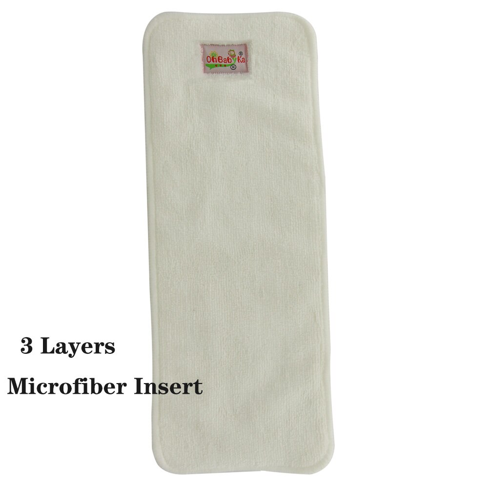 Ohbabyka Wasbaar Luiers Bamboe AI2 Doek Luier Herbruikbare Nappy Liners Luiers Maat Verstelbaar Fralda De Pano: BF023