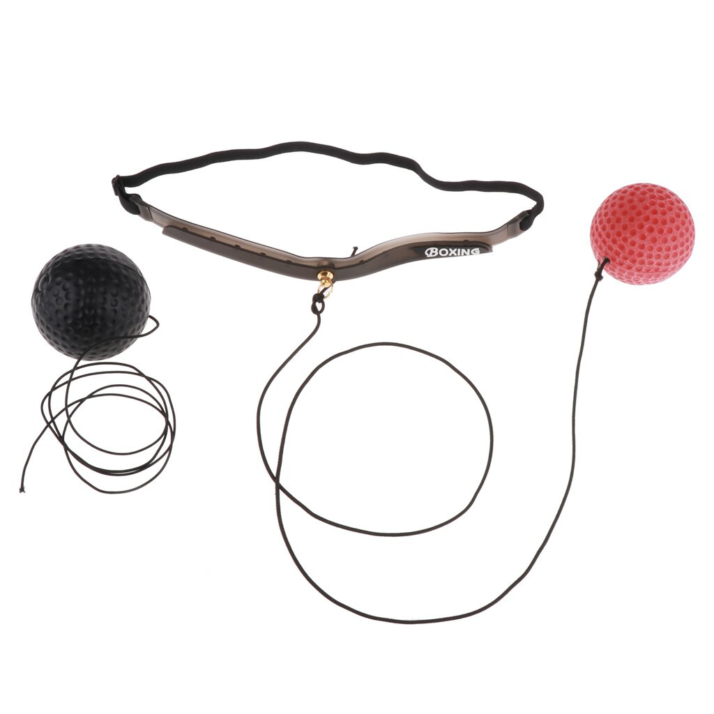 2 -delige boksreflexbal complete bundel – vechtbal boksuitrusting trainingsset voor kinderen en volwassenen