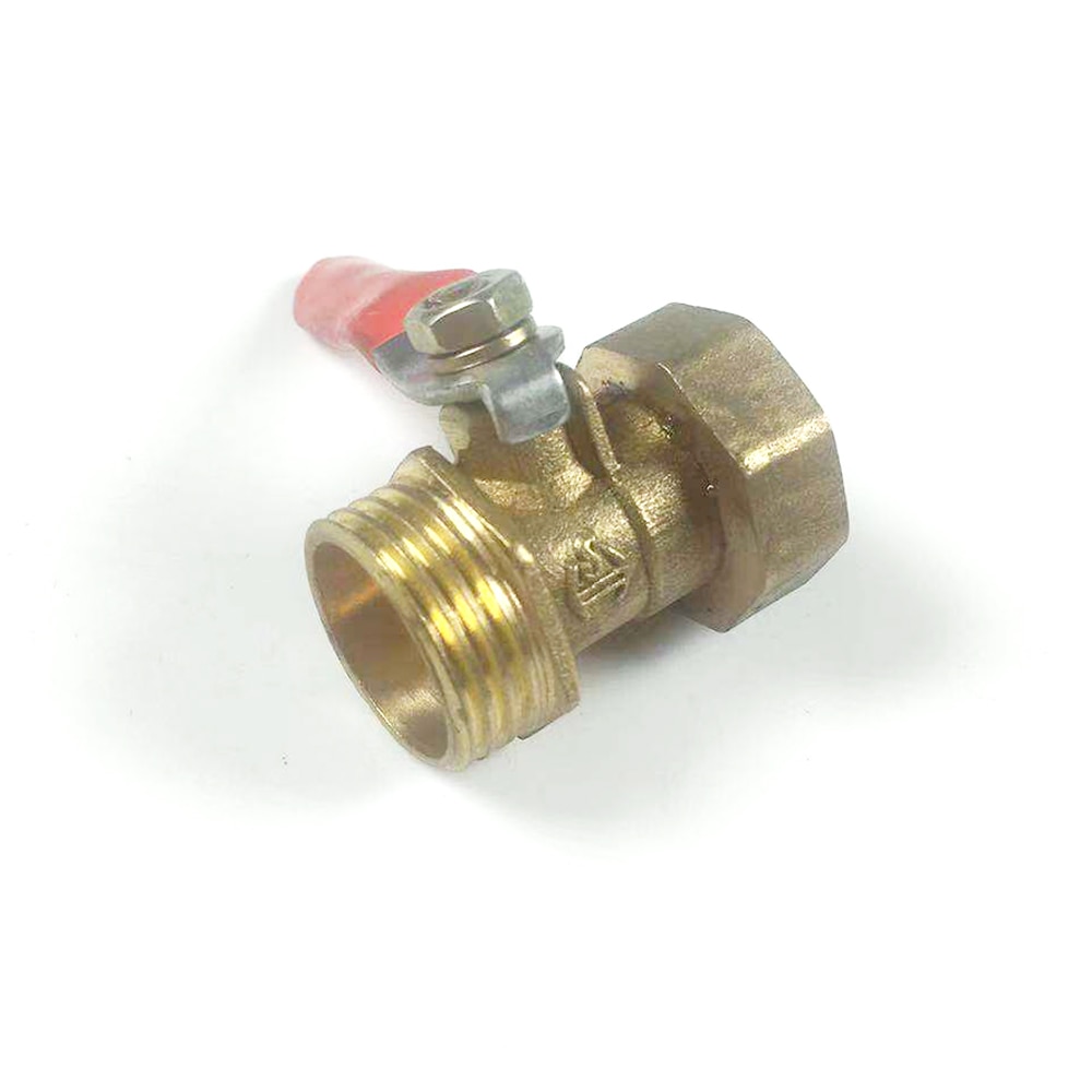 1/2" BSP Female x 1/2" BSP Male Thread 1/4" BSP Female x 1/4" BSP Male Thread Two Way Brass Ball Valve For Oil Water Air GMN