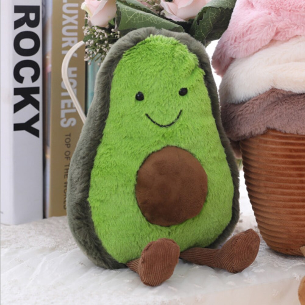 22-45cm Plush toy Green Avocado doll cushions Cartoon avocado fruit large pillows Home decor ornaments Luxury filling Girl