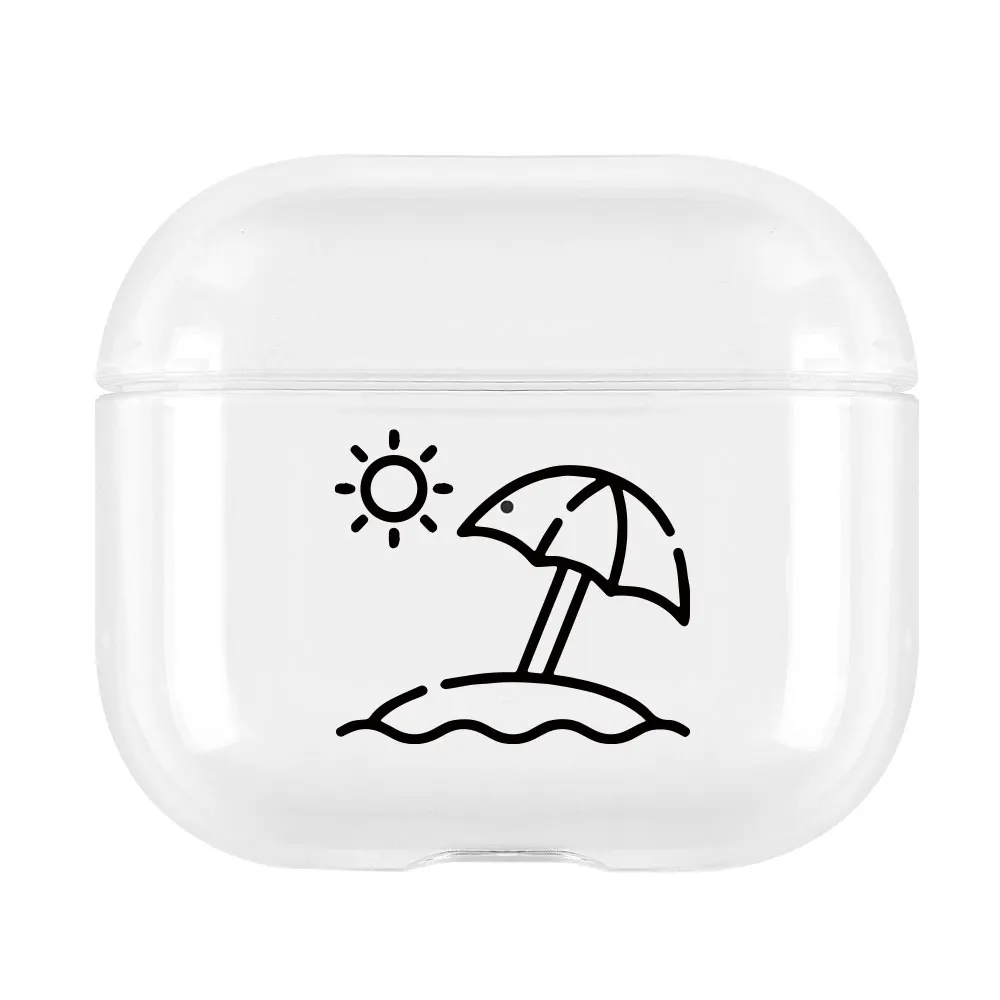 Bonito mapa de viagem do mundo caso de fones de ouvido para apple airpods 4 4th 3rd 3 2 2nd 1 escudo airpods pro macio transparente fone de ouvido capa: XXL / MARROM