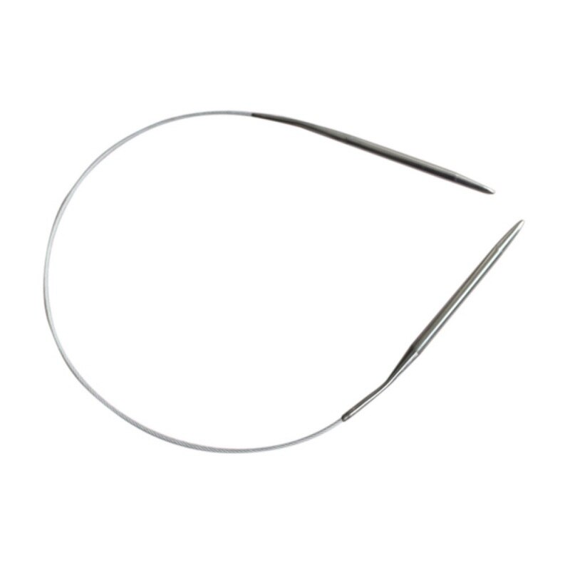 11 stuks 32 inch 80cm roestvrijstalen rondbreinaalden haaknaalden weefset in verschillende maten 6-16 doe-het-zelf weefspelden