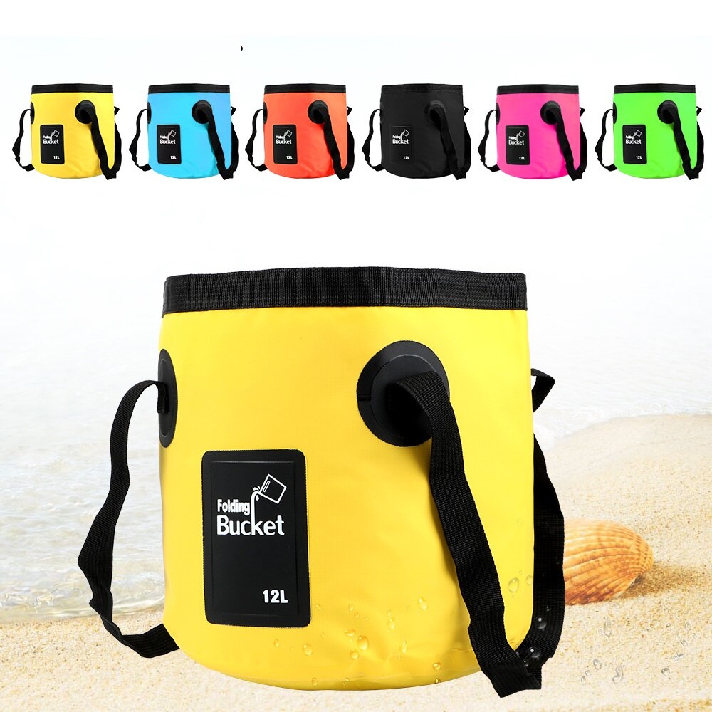 Opvouwbare Emmer Outdoor Reizen Picknick Vissen Emmers Box Wasstraat Waterdichte Water Bag Container Auto Opslag Carrier Emmer