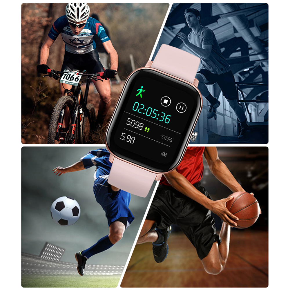 Reloj inteligente deportivo para hombre y mujer, dispositivo resistente al agua IPX7, con pantalla táctil completa de 2021x240, adecuado para Android e IOS, 240