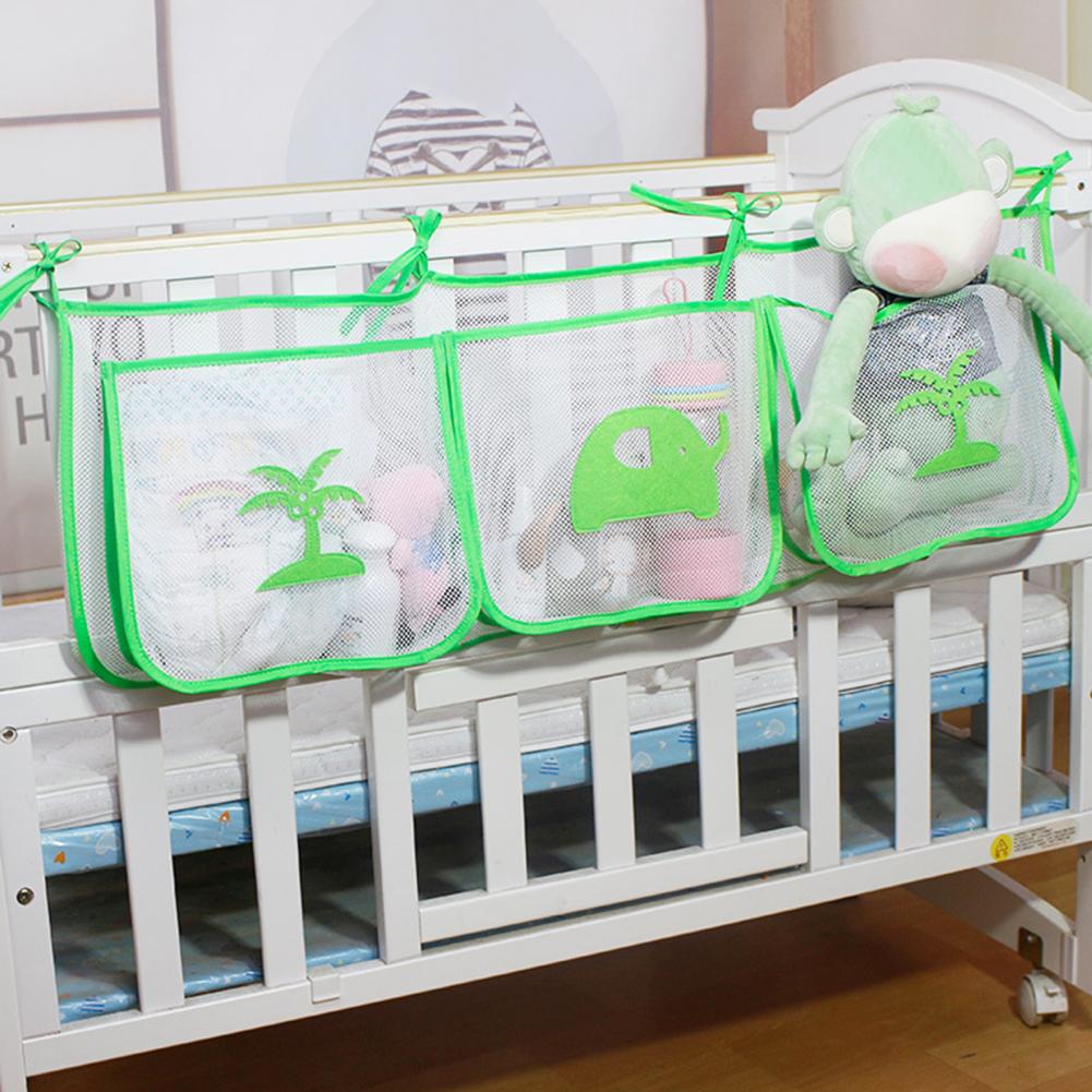 Starke zuletzt-Lagerbier dauerhaft Kindergarten Dekoration Krippe Hängen Tasche Nylon Krippe Organizer mit Gurt für Baby-feuchttücher