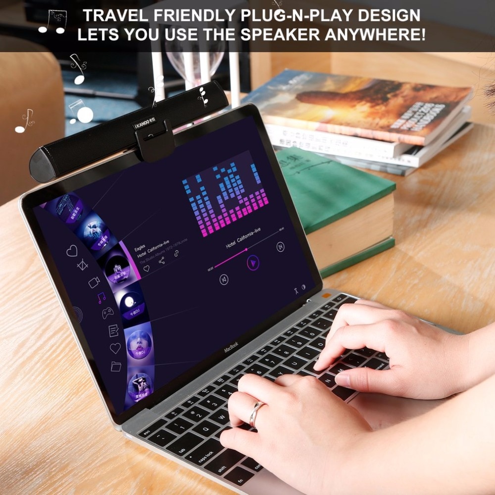 N12 Usb Laptop Portable Stereo Speaker Audio Soundbar Mini USB Laptop Portable Speakers Sound Bar Speakers to PC