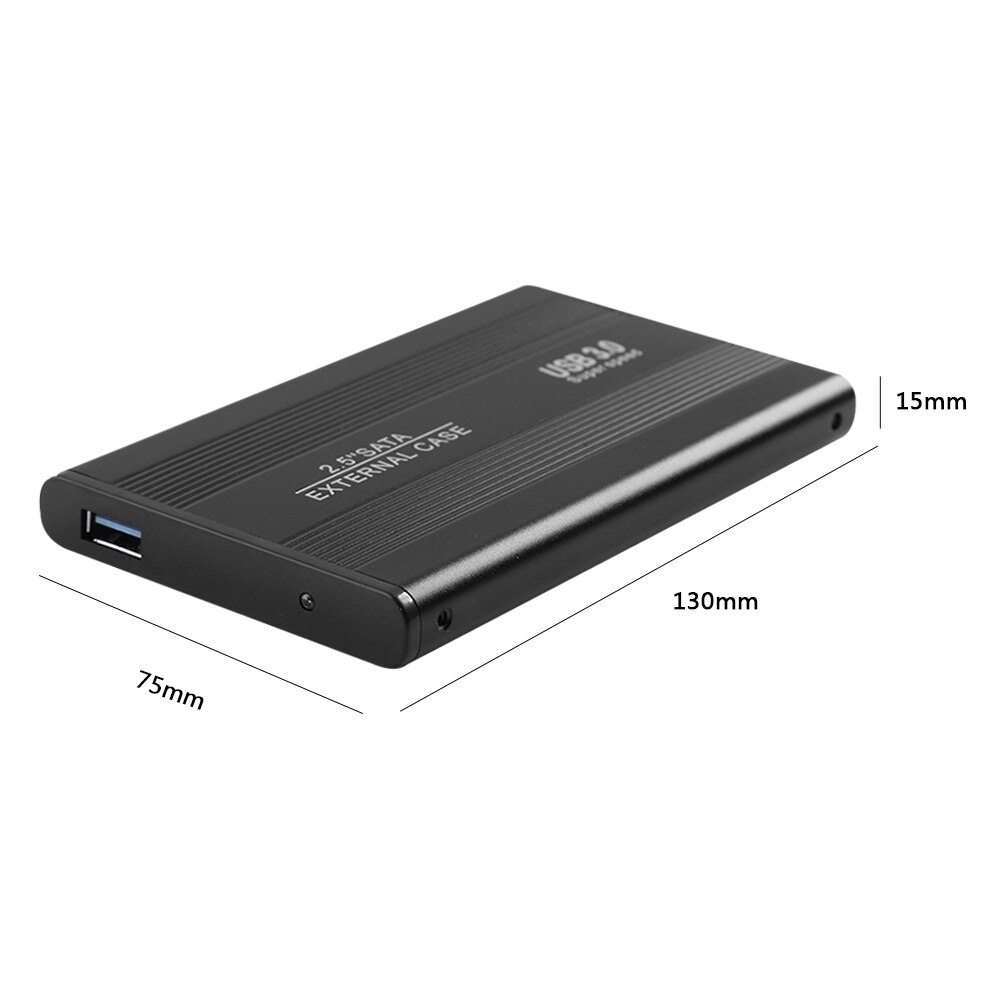 2.5 Inch Notebook Sata Hdd Case Naar Sata Usb 3.0 Ssd Hd Hard Drive Disk Externe Opslag Behuizing Doos Met usb 3.0 Kabel