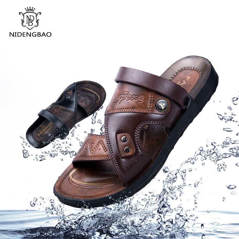 Zomer Sandalen Mannen Outdoor Casual Mannen Schoenen Antislip Ademend Strand Sandalen Twee Manieren Dragen Schoenen Sandalias hombre