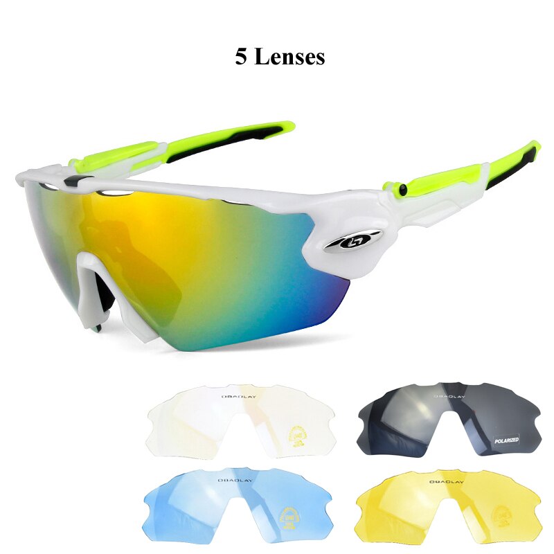 Hombre gafas de ciclismo polarizadas gafas de sol de ciclismo gafas de bicicleta MTB gafas deportivas de bicicleta con marco de miopía