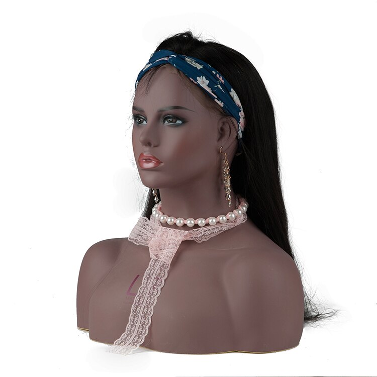 PVC femme Mannequin tête buste pour perruque bijoux et chapeau affichage