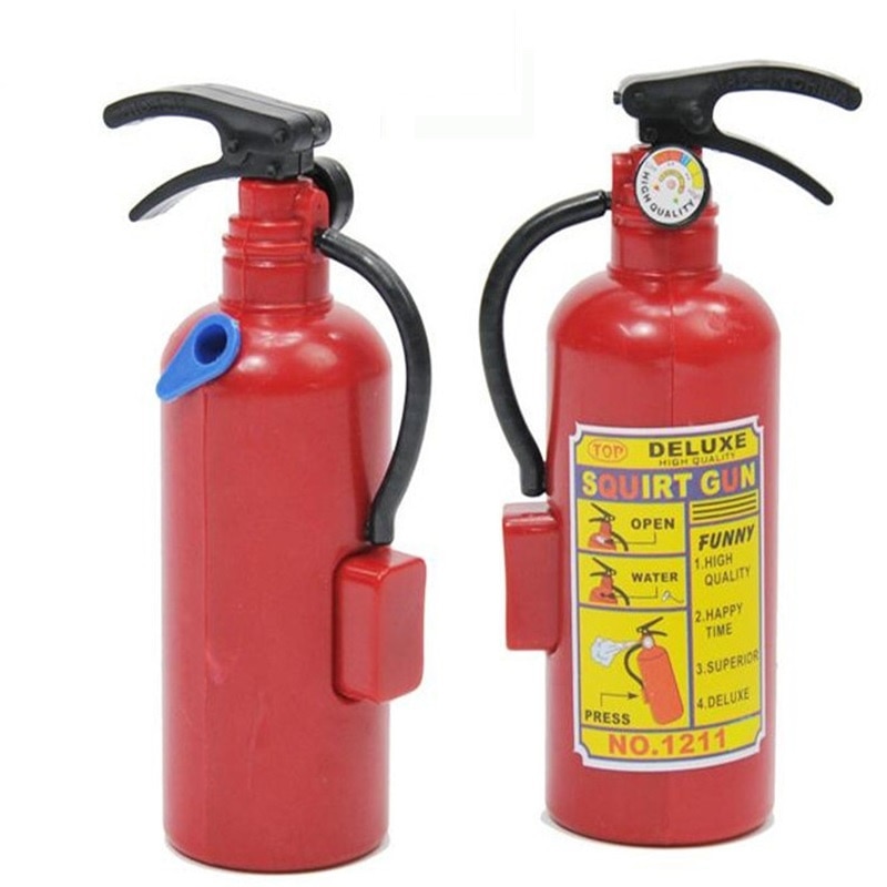 Practical Jokes Toys / Simulation Funny Fire Extinguisher Shape Water Gun Novelty Gags toys for birthday