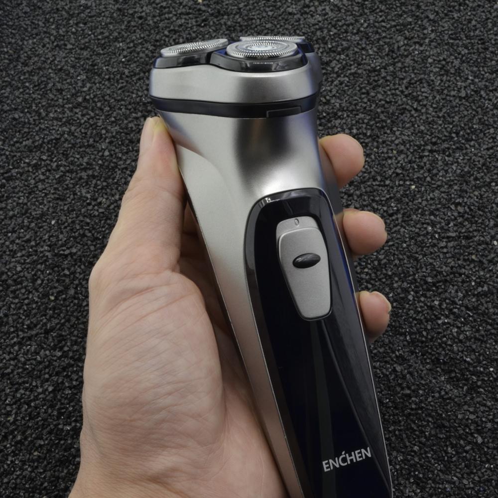 Xiaomi Enchen BlackStone-Afeitadora eléctrica 3D para hombre, afeitadora facial lavable con 3 cuchillas, máquina de corte de barba recargable por USB