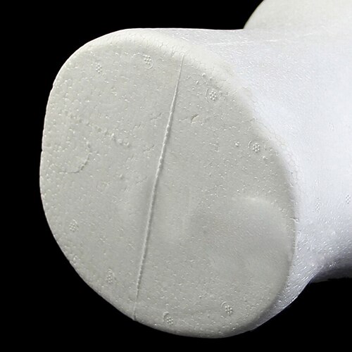 Male dummy styrofoam foam head headphone model wig glass hat display stand on duty