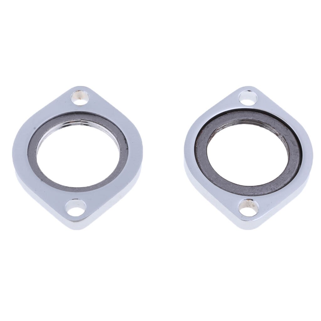 Silver Exhaust Muffler Flange Kit for Harley XL883