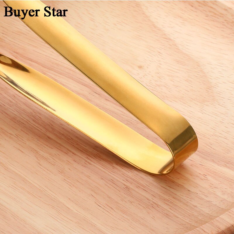 1pc madtang i rustfrit stål stegt fisk pizza bøf clips tang bbq grill tang non-stick grill grill tang køkkenværktøj