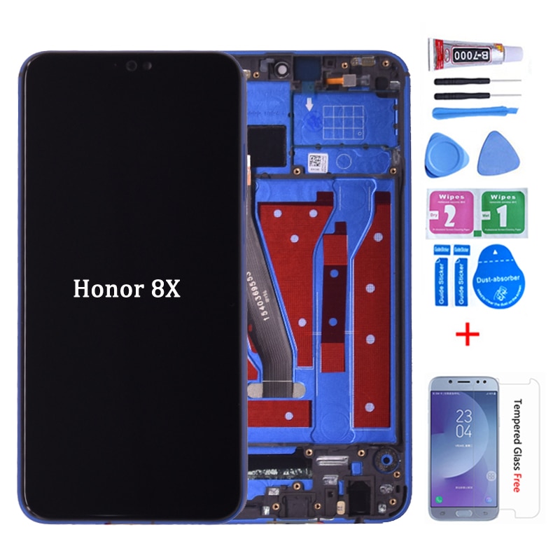 Originele Voor Huawei Honor 8X Lcd-scherm 6.5 Inch JSN-AL00 -L22 Touch Screen 10 Digitizer Vergadering Touch Frame