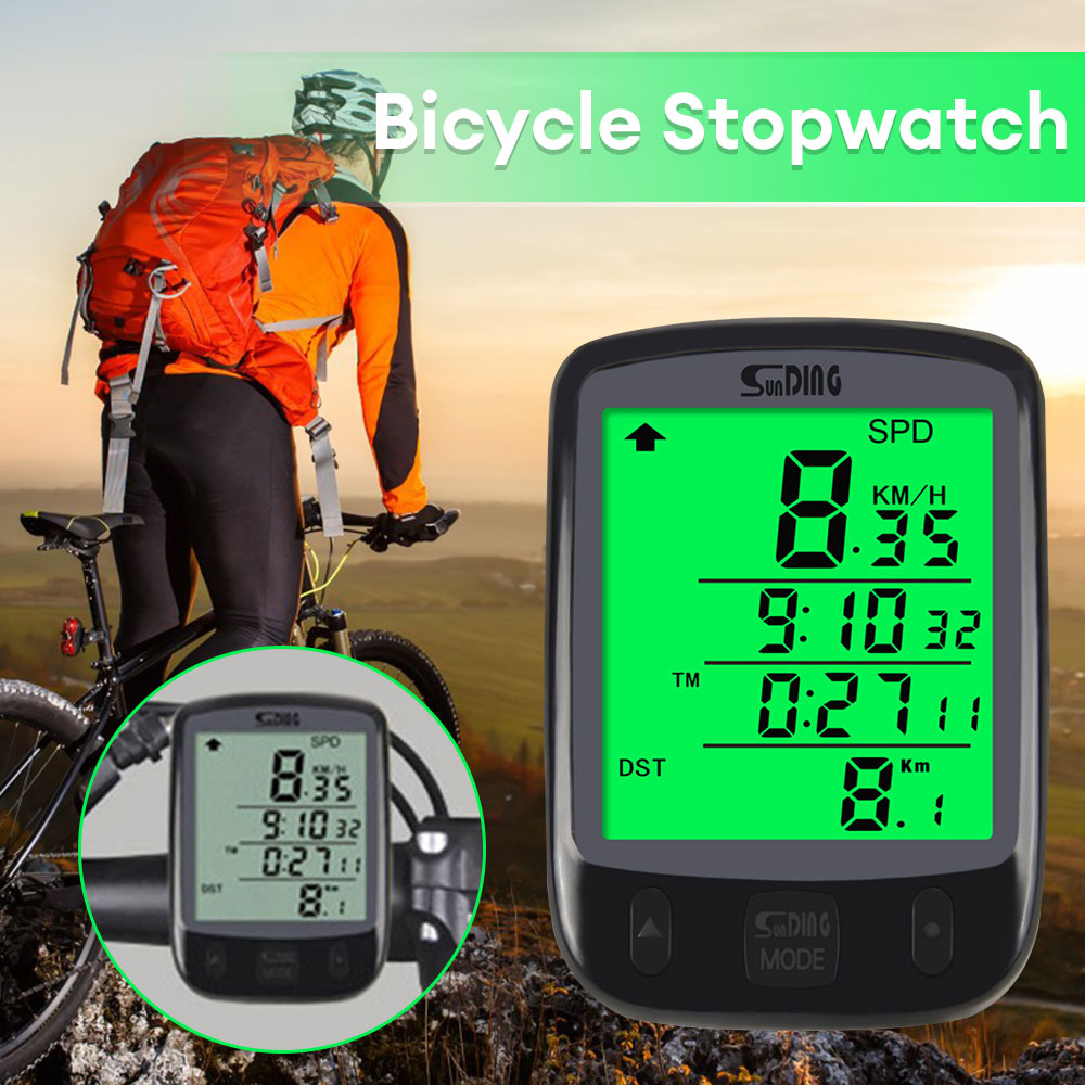 Radfahren Computer Wasserdicht Fahrrad Kilometerzähler Digitale LCD Anzeige verdrahtet Radfahren Computer Geschwindigkeit Kalorien Prüfung Radfahren Computer