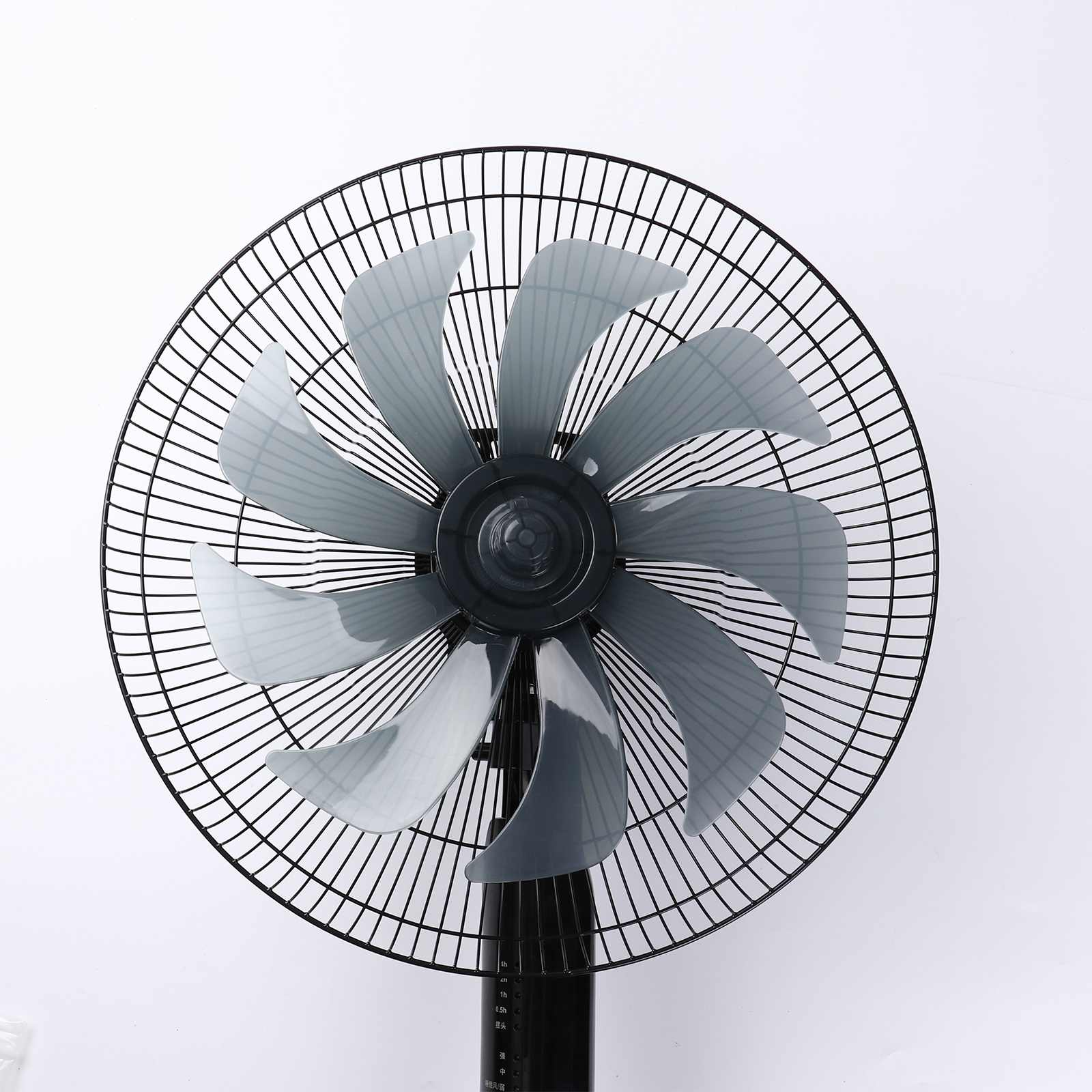 Fan Accessory Stand Fan Blade Plastic Pedestal Fanner Impeller Universal Silence Fan Blade with Nut Cover for Household Fan Vent