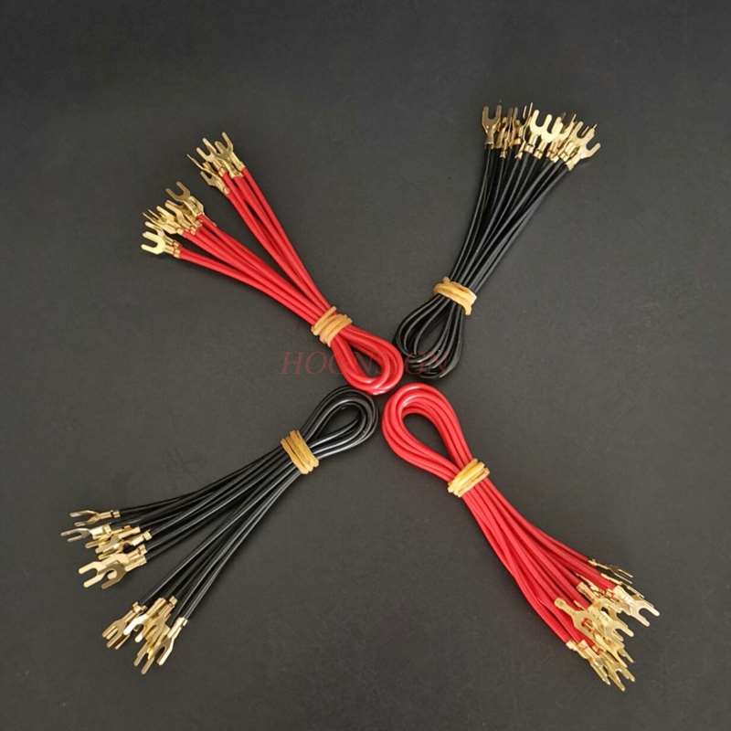 5pcs Physics experimental equipment Cold circuit terminal wire for electrical circuit experiment U-shaped connector wire