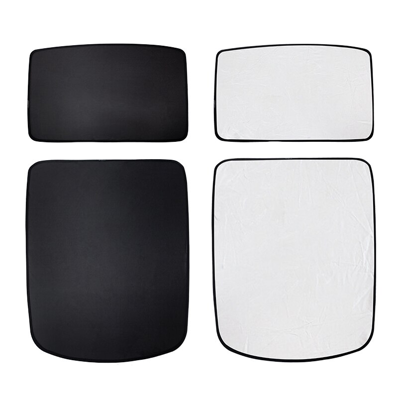 Car Front Rear Full Sunroof Sunshade Uv Rays Protection Window Shade with Heat Insulation Film for Tesla Model 3