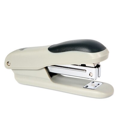 Carpeta de encuadernación de papel de engrapadora de Metal 24/6 grapas De estudiante engrapadora de uñas suministros de oficina de papel papelería de encuadernación escolar H229: Blanco