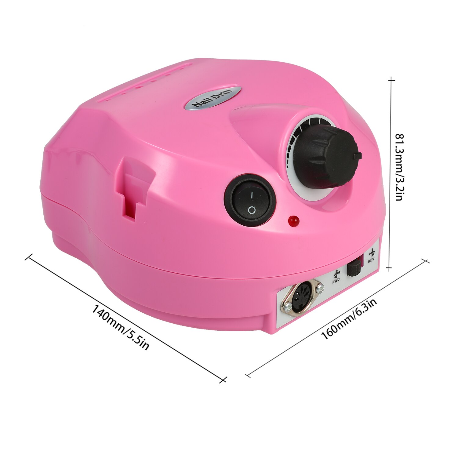 KKMOON-pulidora eléctrica de uñas, juego de limas y limas eléctricas para manicura y pedicura, 30000RPM