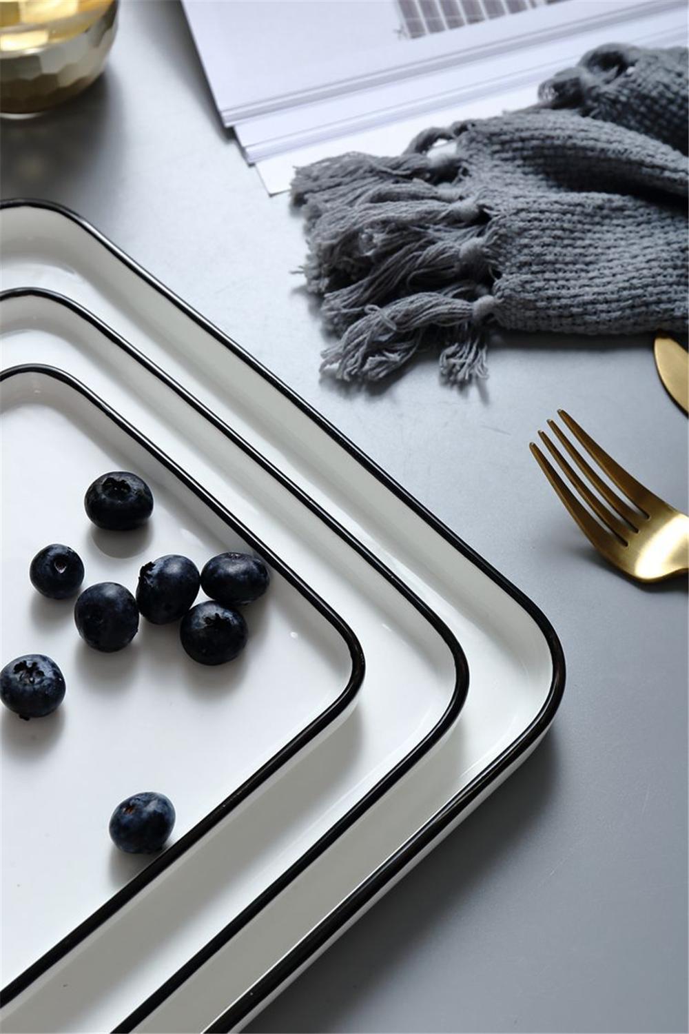 Top grade ceramic family steak plate