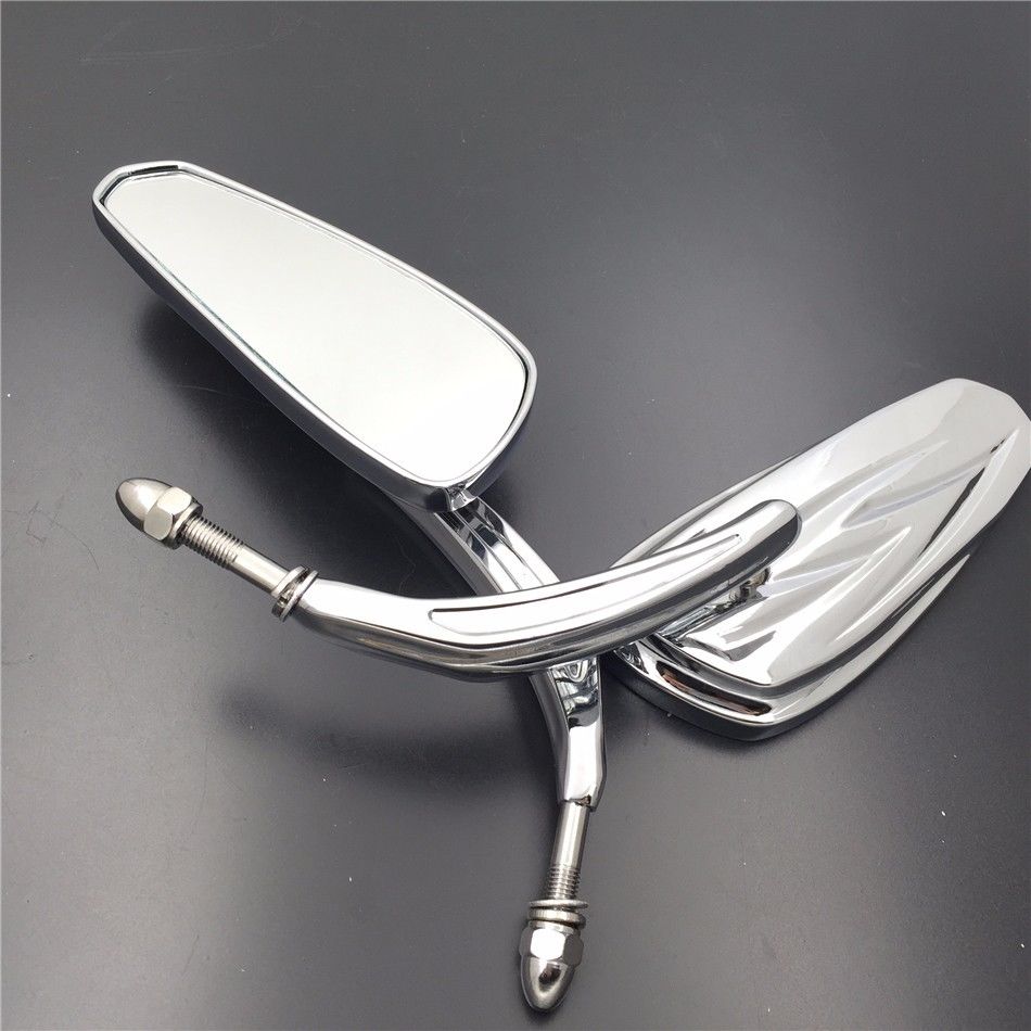 Motorcycle Rear View Side Rearview Mirrors For Harley Davidson 1982-Later FLHTC FLHR Road King FLSTC FXDB Dyna XR1200 XL883/1200