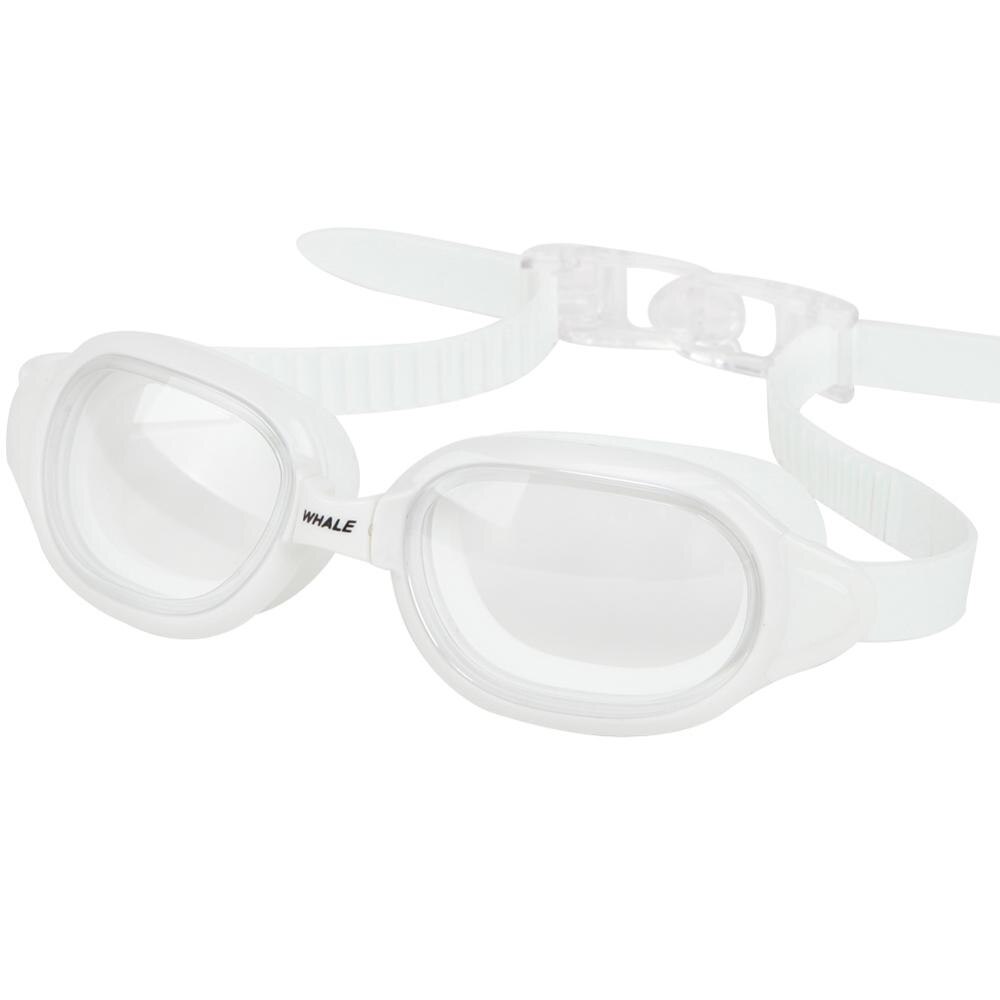 Whale cf8600 Anti-Fog UV Swimming goggles brands Men Women Waterproof silicone Swim glasses Eyewear with box: white