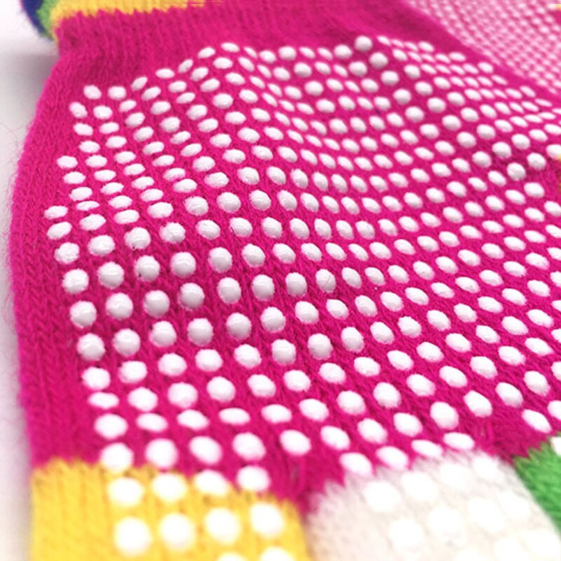 Child Anti-skid Magic Glove Kids Magic-Stretch Gripper Gloves Dot particle Offset Printing Baby Knitted Warm Gloves Kid